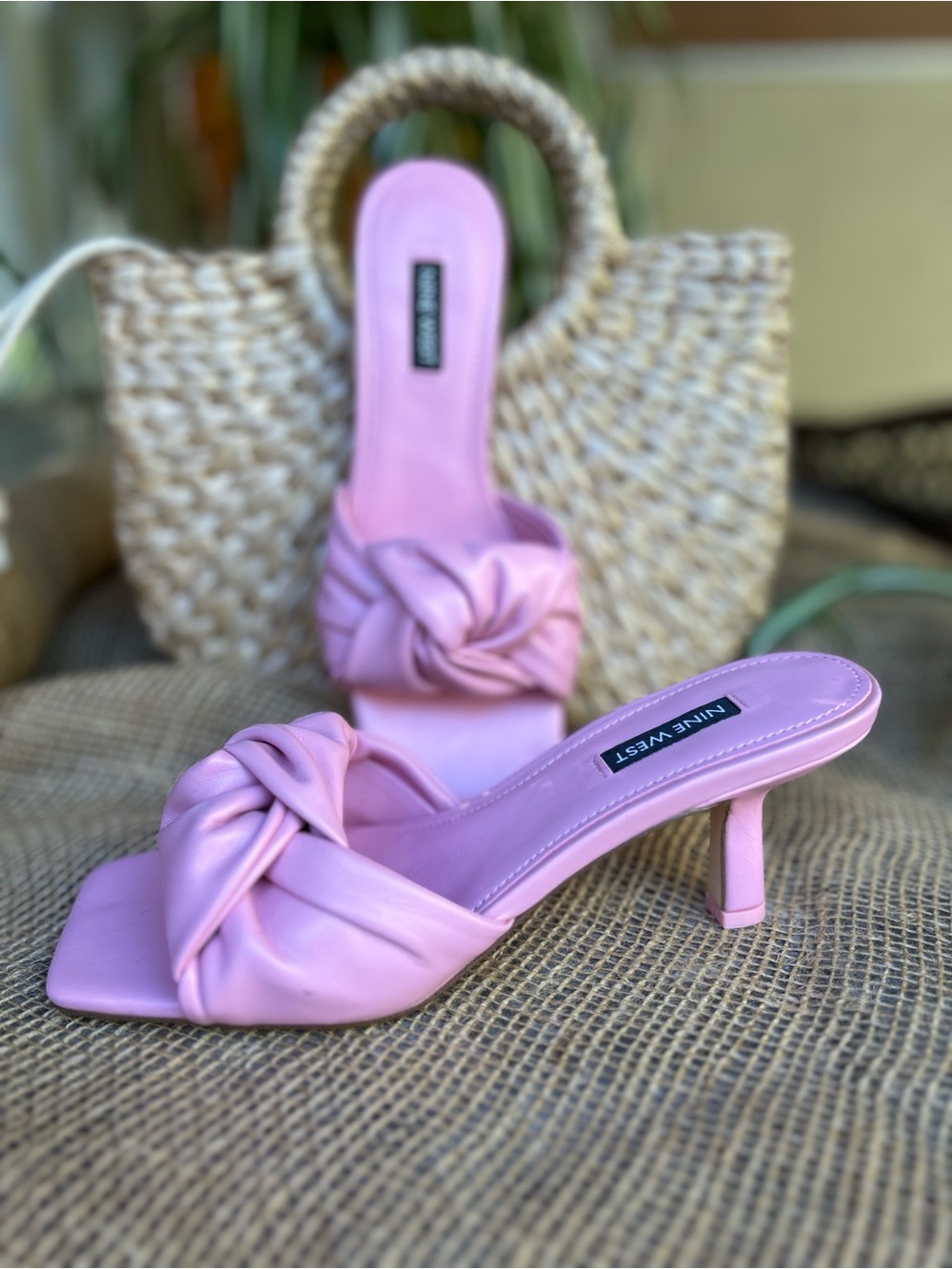 Nine West kitten heel sandals